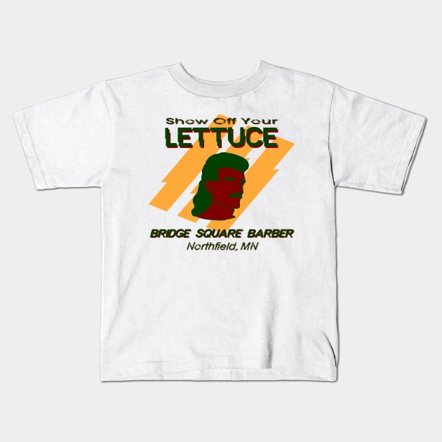 BSB Hockey Lettuce Kids T-Shirt by Bridge Square Barber Shop